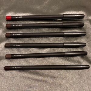 MAC Cosmetics Lip Liner Collection - Bold Red and Deep Browns